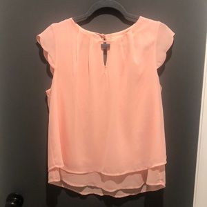 Scallop sleeved blouse